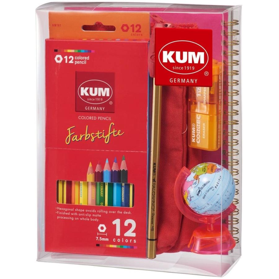 文具セット KUMギフトセット 赤 KMG5 文房具セット : ナガサワ文具