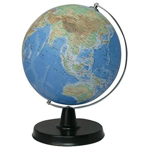 昭和カートン 日本製 地球儀 地勢図タイプ 21cm球 21-TAP-K : ナガサワ