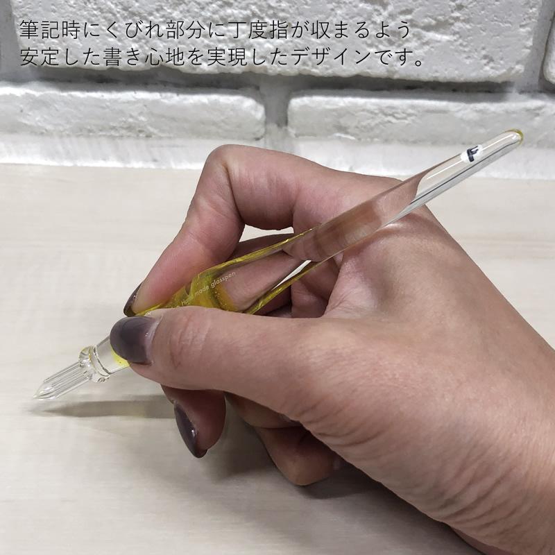 ケミーズラボ ガラスペン 日本製 太軸コルセット 特別色 細字 Kemmy's