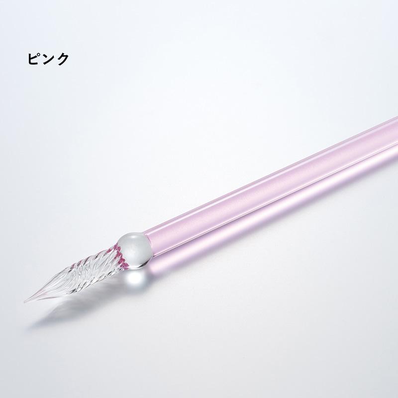 AZONX｜アゾン ガラスペン ストロー ブルー/ピンク/イエロー/クリア
