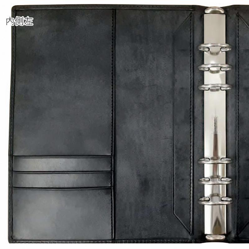 ダヴィンチ システム手帳 ロロマクラシック A5 30mm ブラック/ダーク