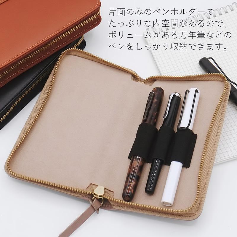 ラダイト Writers Pencase バケッタレザー 万年筆3本用ペンケース