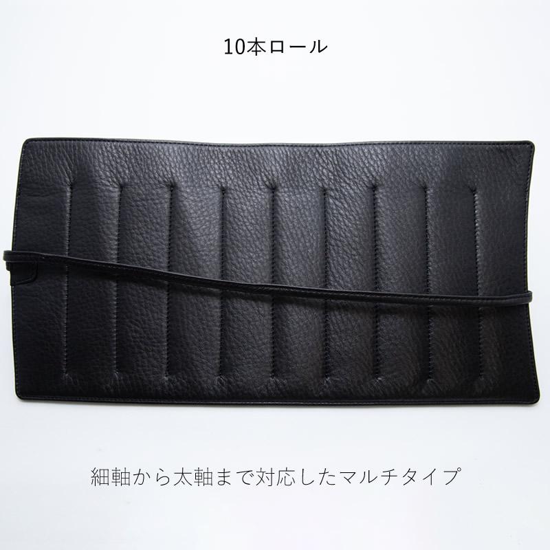 NAGASAWA オンラインショップ限定 キップレザーペンケース All Black 3
