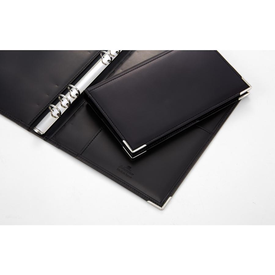 ASHFORD/アシュフォード システム手帳 レクタングル マイクロ5 8mm ノートタイプ No.2085 ブラック ( 黒 ) 