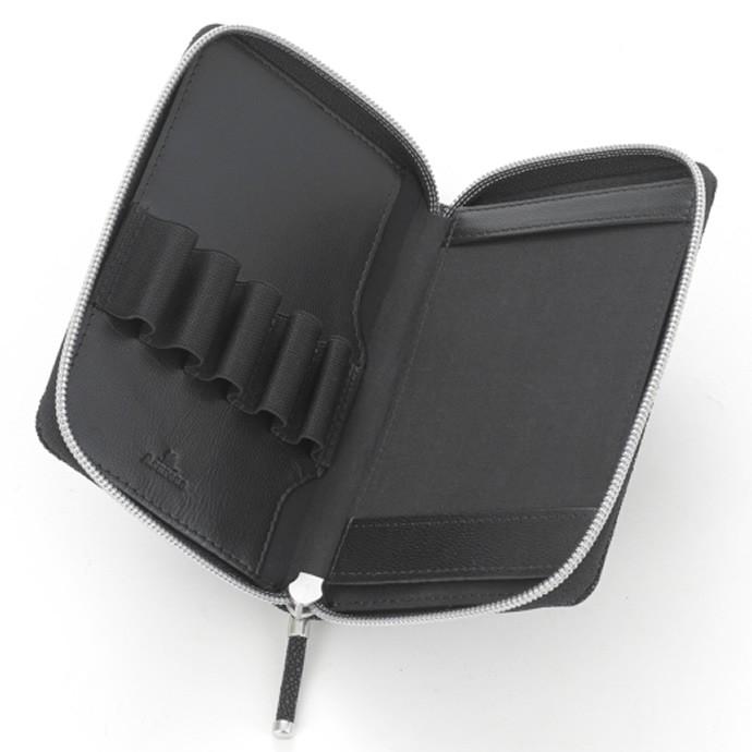 ASHFORD エイ革 ペンケース 5本差し+ジョッター ラウンドジップ