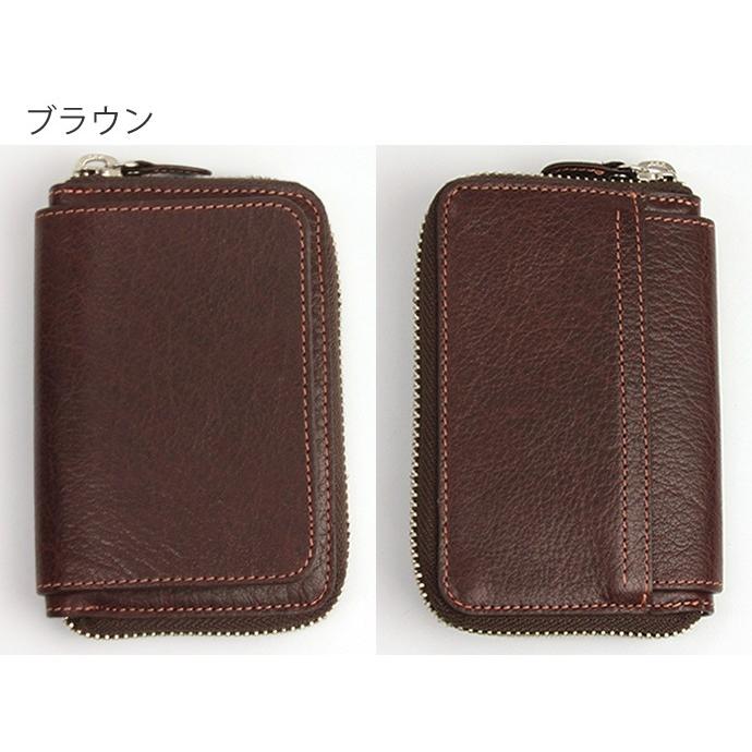 Ashford 革製 ディープ マネークリップ コインケース [8742