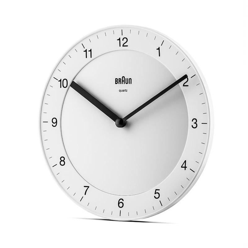 ブラウン アナログ 壁掛け時計/ウォールクロック ホワイト BC06W BRAUN Analog Wall Clock｜erfolg｜03