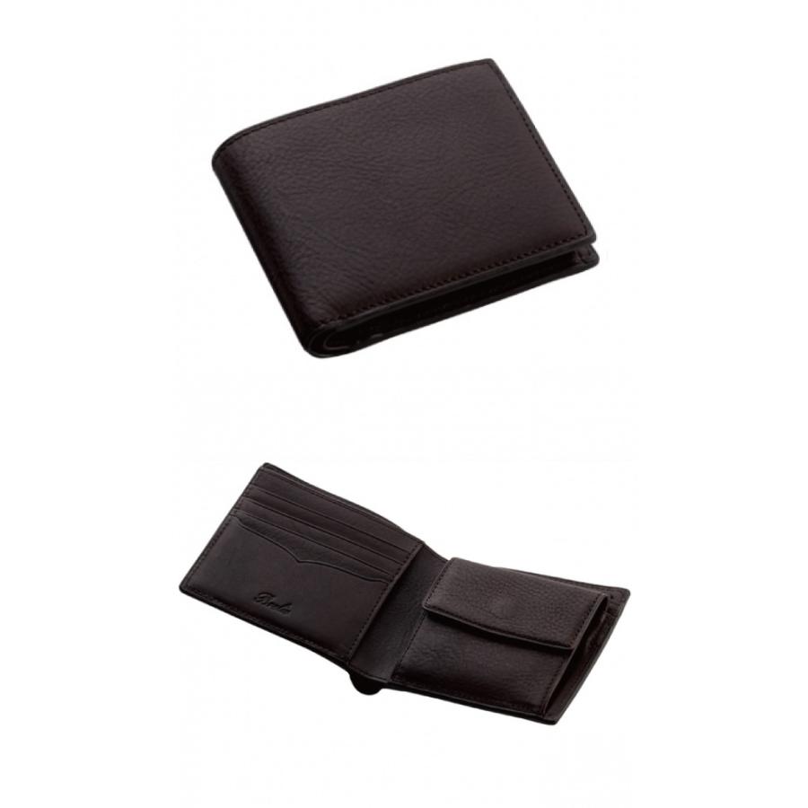 名入れ対象商品】Brelio/ブレイリオ 二つ折り財布 本革 ミネルバ