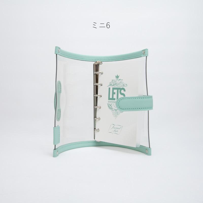 LETS×NAGASAWA クリアシステム手帳 東川崎ハーバーミント M5/ミニ6/バイブル_12