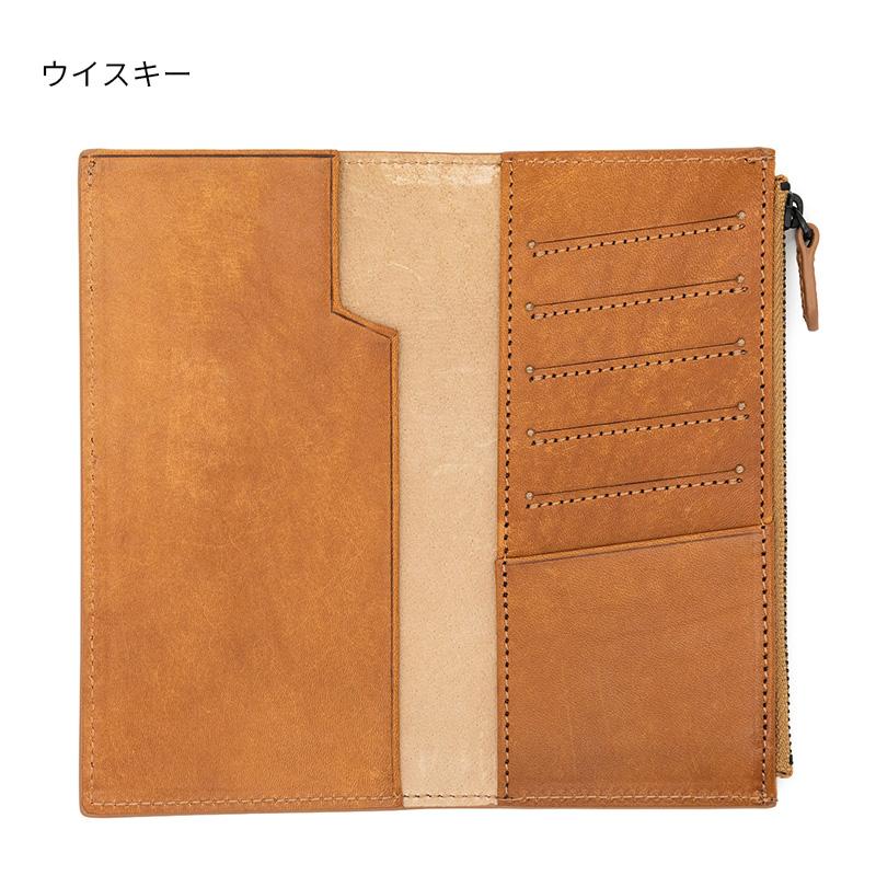 ラダイト MAYA(マヤ)レザーウォレット LW17 Wallet Type1 二つ折り長財布 ブラック/ブラウン/ティール/ウイスキーの画像