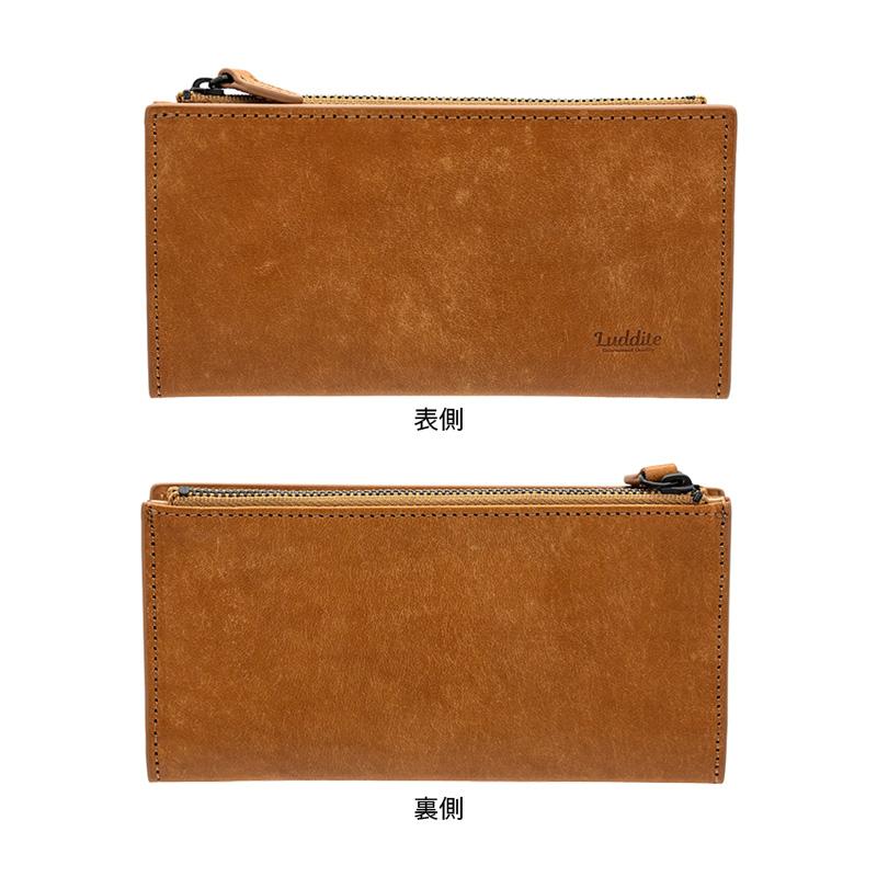 ラダイト MAYA(マヤ)レザーウォレット LW17 Wallet Type1 二つ折り長財布 ブラック/ブラウン/ティール/ウイスキーの画像