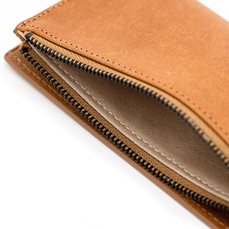 ラダイト MAYA(マヤ)レザーウォレット LW17 Wallet Type1 二つ折り長財布 ブラック/ブラウン/ティール/ウイスキーの画像