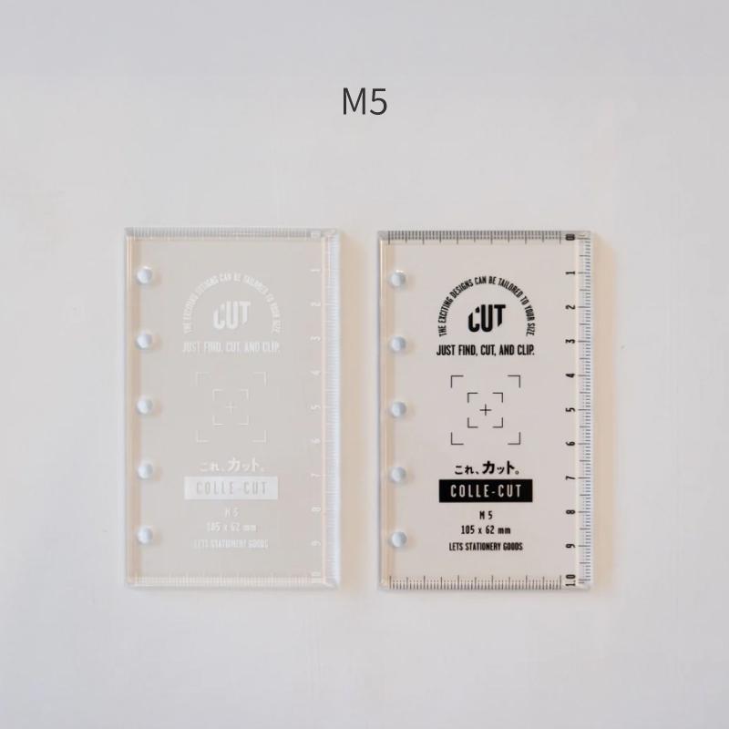 ムッソ大先生様取り置き専用ページ LETS システム手帳専用 カッティングガイド定規 「これ、カット」 M5