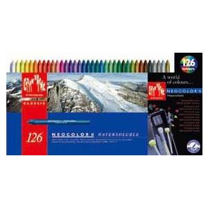 CARAND'ACHE NEOCOLOR 2 水溶性 パステル ネオカラー 126色セット