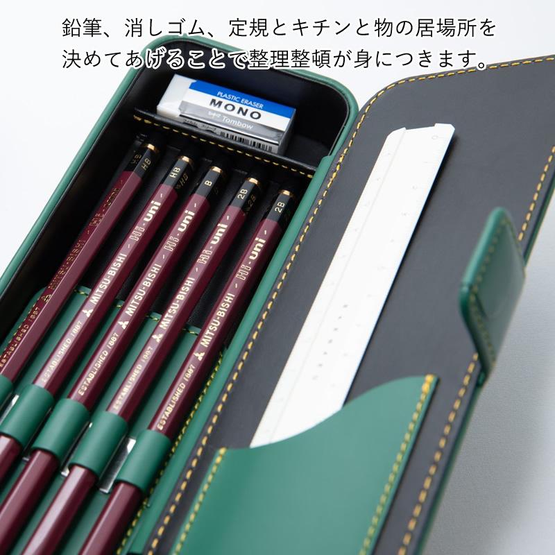 ナガサワオリジナル 本革製 マグネット式筆箱 COBU(コブ) NAGASAW限定