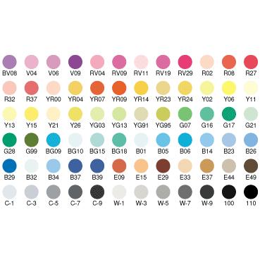 コピック コピック/Too COPIC コピックスケッチ 72色 Aセット