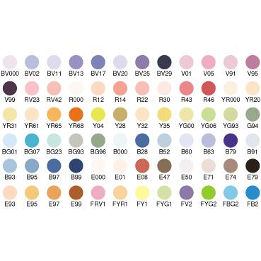 コピック コピック/Too COPIC コピックスケッチ 72色 Dセット イラスト