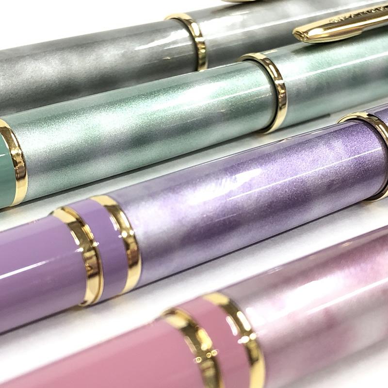 PILOT（パイロット） 万年筆 グランセ マーブル グリーン/グレー