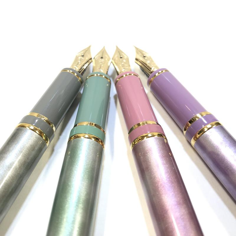 PILOT FGN-2MR-BG-M グリーン 万年筆 ヨドバシ.com - パイロット PILOT 万年筆 グランセ ストライプ