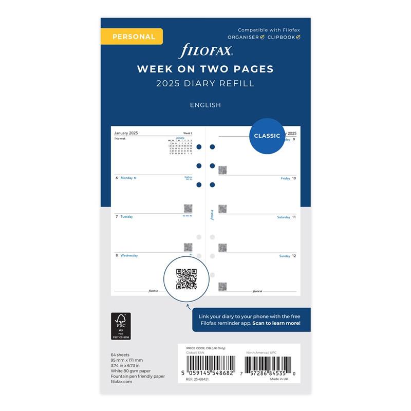 A5 2025年用スケジュール帳リフィル3点セット firofax 【公式通販】