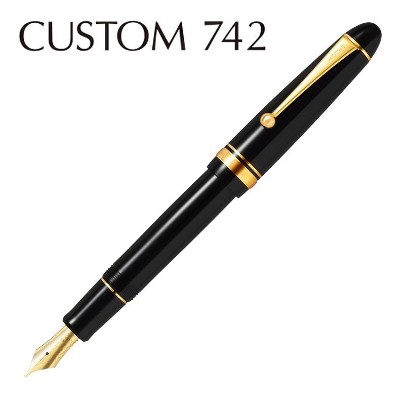 PILOT 万年筆 カスタム742 ブラック CUSTOM742 : ナガサワ文具センター