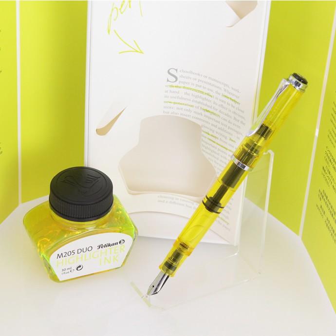 Pelikan（ペリカン） 万年筆 M205DUO イエロー ハイライターインク付き