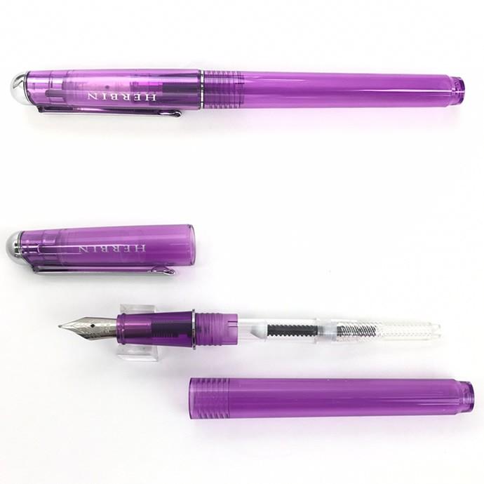 エルバン（HERBIN） コンバーター付 万年筆 限定色 スケルトン