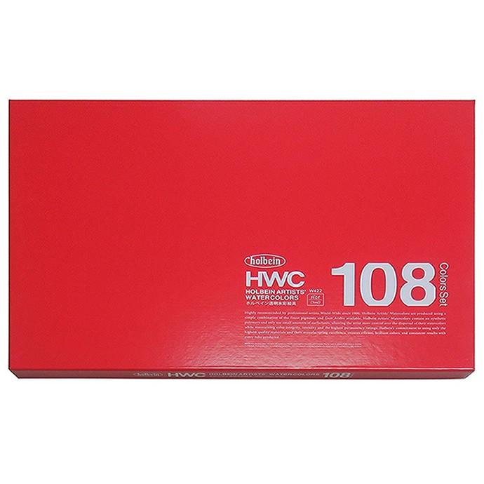 ホルベイン HOLBEIN 透明水彩 2号チューブ 全色（108色）セット W422