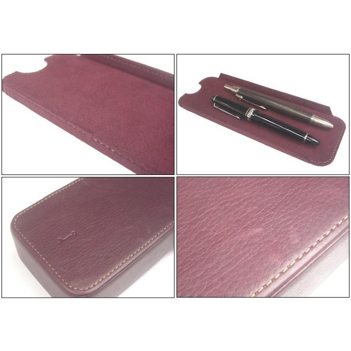 NAGASAWA PenStyle キップレザー マグネットBOXペンケース 大人の筆箱
