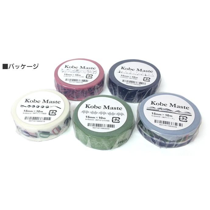 NAGASAWA オリジナルデザイン マスキングテープ Kobe Maste （ナガサワ