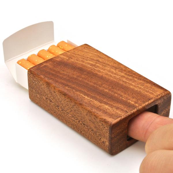 for Cigarettes Short Package/木製タバコケース ショート用 （LIFE