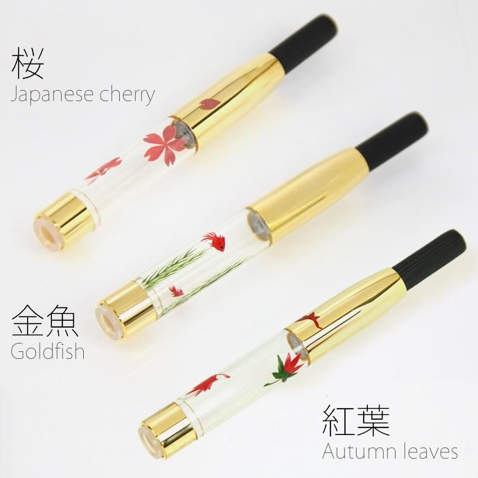 プラチナ万年筆 中屋万年筆 蒔絵コンバーター 金魚、桜、紅葉（中屋