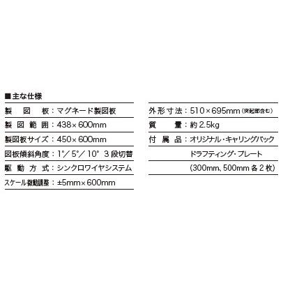 ムトー A2平行定規 ライナーボード UT-06 （MUTOH/ドラフター/製図板