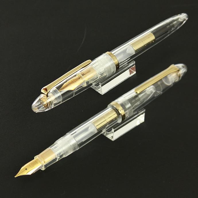 NAGASAWAオリジナル 透明万年筆GT コンバーター付き （透明/スケルトン