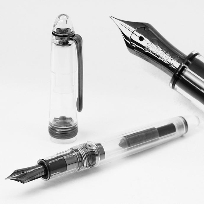 名入れ対象商品】NAGASAWA オリジナル万年筆 ブラックプロスケ EF/F/MF