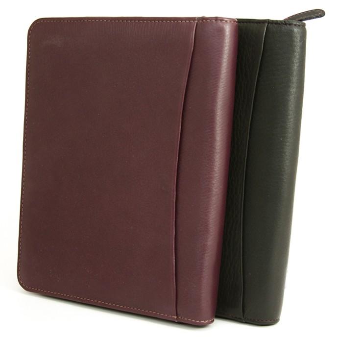 ペンケース 革 10本差し ファスナー付き 約214×174mm NAGASAWA
