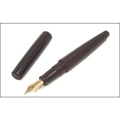 プラチナ万年筆 中屋万年筆 十角軸モデル シガー 輪島漆塗仕上げ 「黒