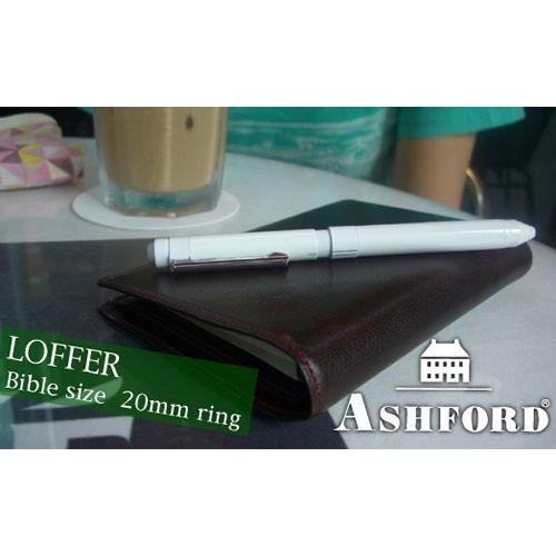 ASHFORD（アシュフォード） システム手帳 バイブルサイズ 20mmリング