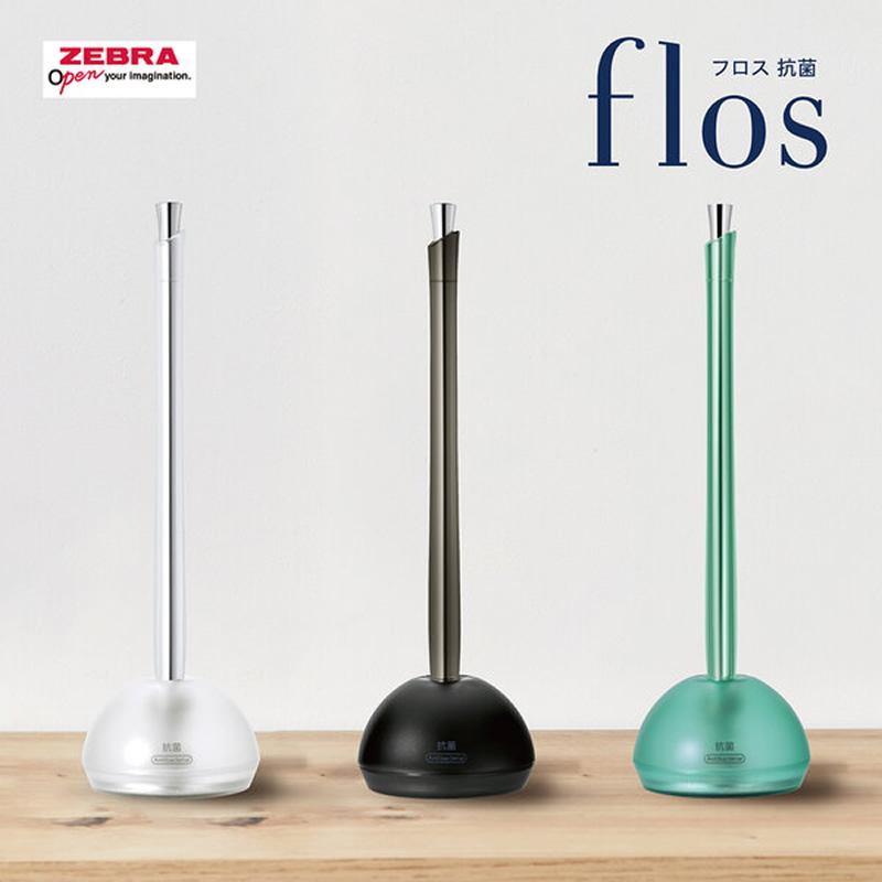 スタンド付きボールペン ゼブラ 油性ボールペン スタンド付き デスクペン flos｜フロス 抗菌