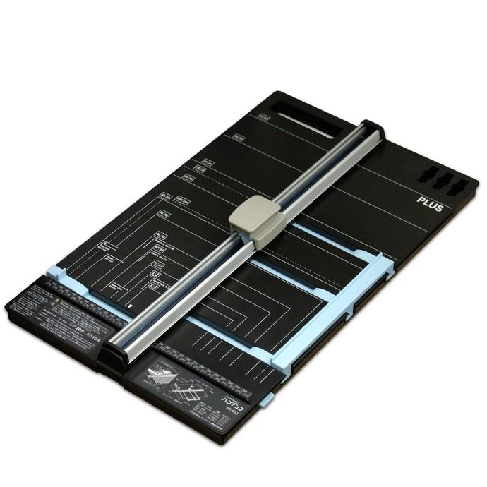 送料込】プラス 裁断機 スライドカッター ハンブンコ PK-811 20枚 断裁