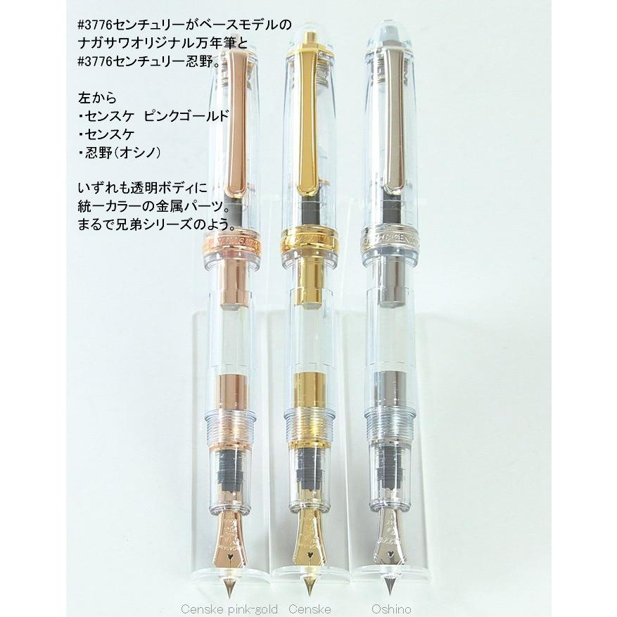 プラチナ万年筆 ＃3776センチュリー 忍野 太字/中字/細字 PNB
