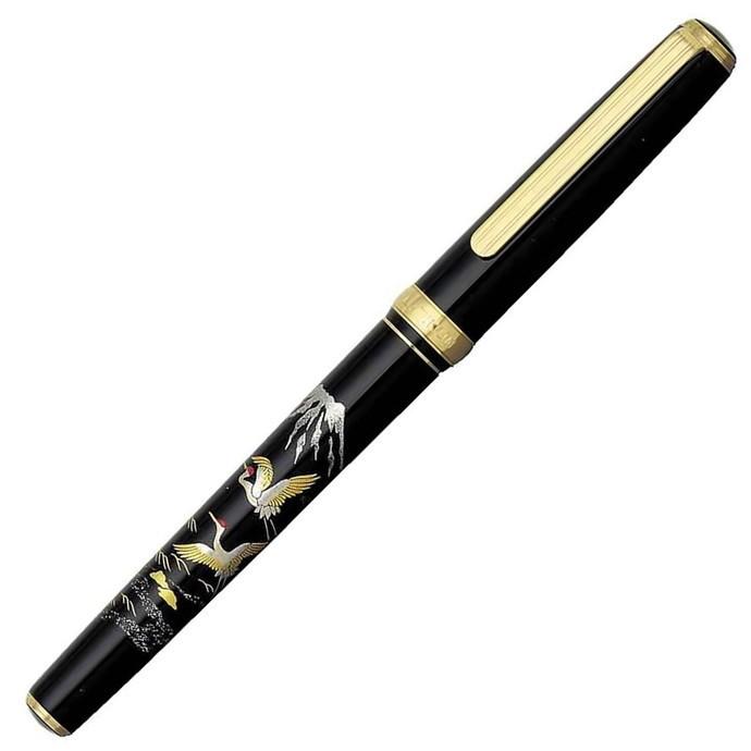 PLATINUM 万年筆 スタンダード 蒔絵 瑞雲 鶴 18K 細 【公式通販】