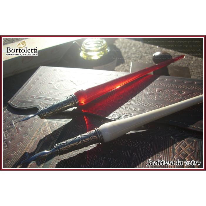 イタリア製】【ガラスペン軸】ボルトレッティ Bortoletti インク付き