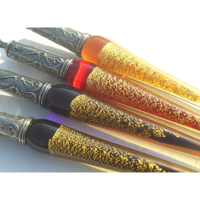 イタリア製】【ガラスペン軸】ボルトレッティ Bortoletti インク付き