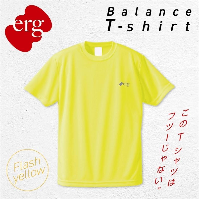 エルグ バランスtシャツ フラッシュイエロー スポーツ テニス 野球 ジョギング ゴルフ スポーツ全般 バランス 体幹 Egpbt106 エルグ オンライン 通販 Yahoo ショッピング