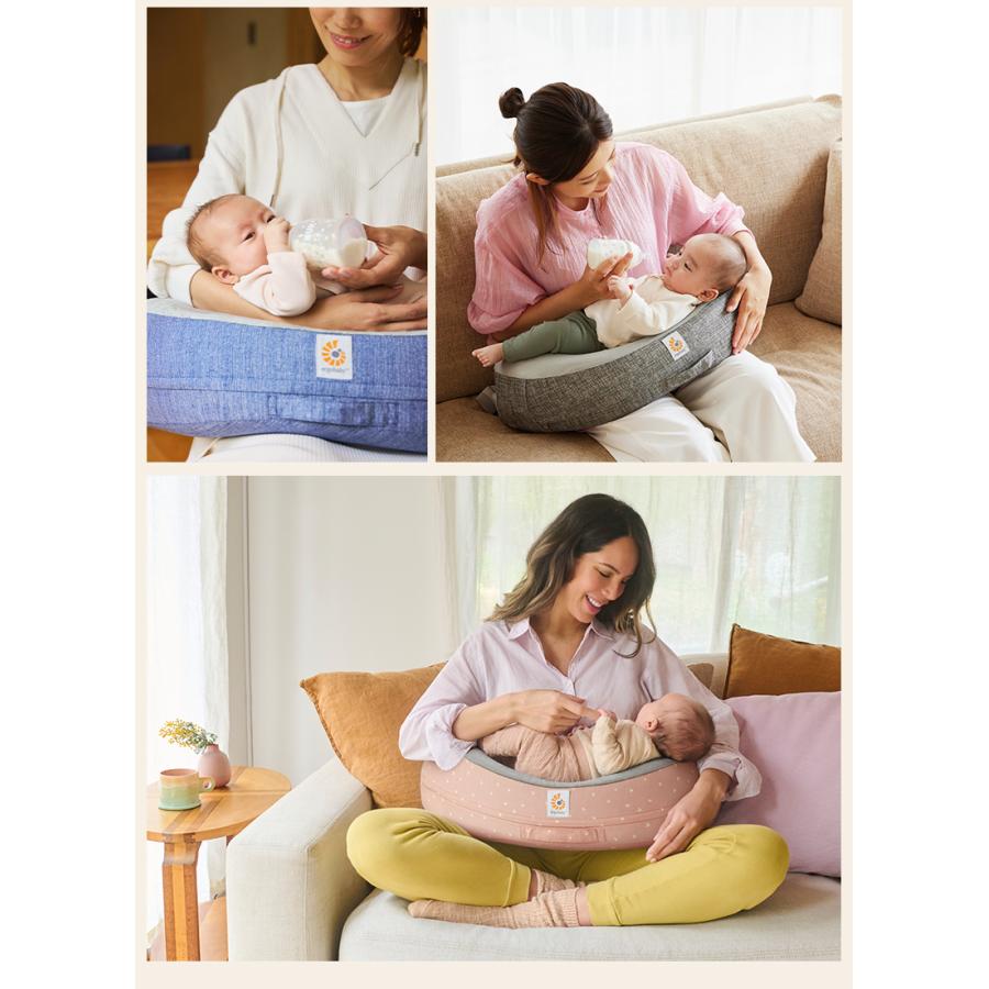 ergobaby エルゴ ナチュラルカーブ・ナーシングピロー グレー