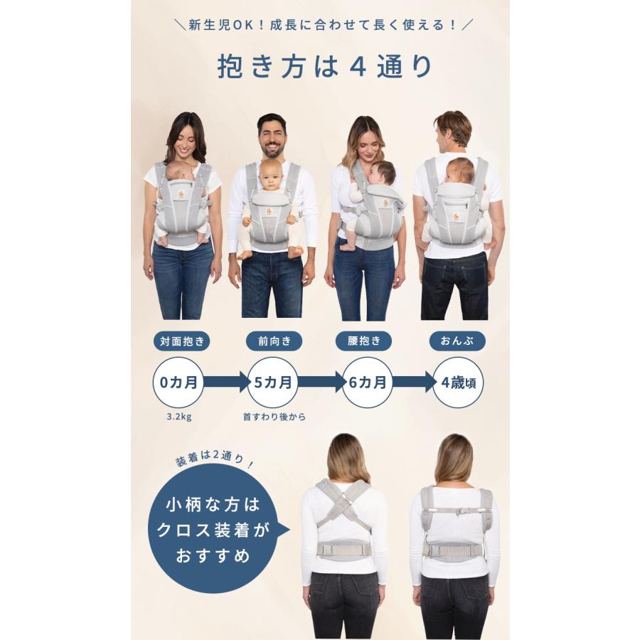 【美品・箱、説明書付】エルゴベビー オムニブリーズ 抱っこ紐 グラファイトグレー OMNI Breeze / グラファイトグレー | エルゴベビー オンラインストア