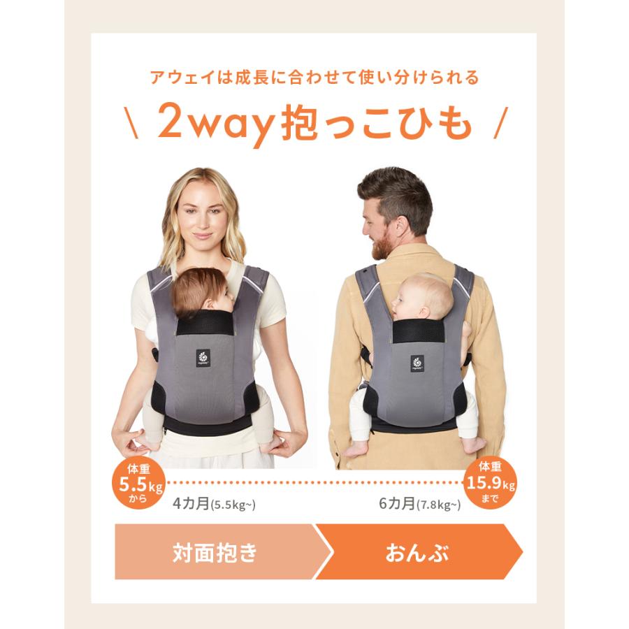 ergobaby（エルゴベビー） アウェイ エルゴ 抱っこひも 抱っこ紐