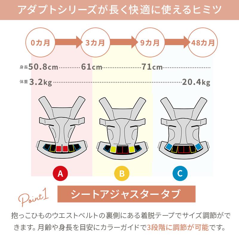 ergobaby（エルゴベビー） 公式 アダプト リネン ナチュラル 抱っこ紐