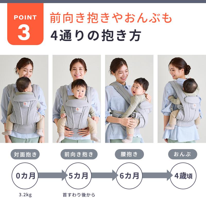 ergobaby エルゴ 公式 オムニ デラックス ミッドナイトブルー